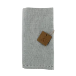 Stofserviet m. Hulsøm 100% Bomuld i Grå (45x45cm)