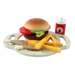 Trælegetøj Burger Sæt