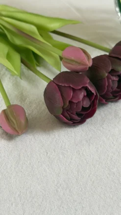 Tulipaner Buket i Lilla (H40cm)