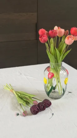 Tulipaner Buket i Lilla (H40cm)