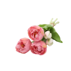 Tulipaner Buket i Lyserød (H40cm)