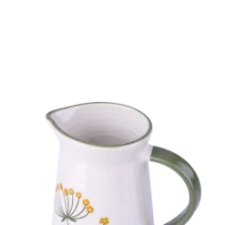 Vandkaraffel GANI m. Markblomster i Creme (1,2L)