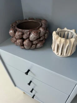 Vase ALVIN m. Agern (Ø20,8x10cm)