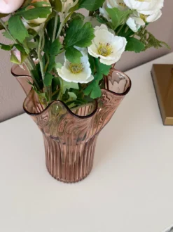 Vase EDELYN i Glas (19,5x25,5cm)