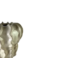 Vase FLORIDA i Beige (18,5x17,8x24,7cm)
