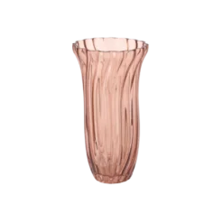 Vase Glas EDELLE i Amber (Ø13,5x25,5cm)