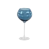 Vinglas AISYA m. Transparent Stilk i Blå (480ml)