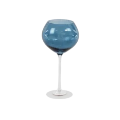 Vinglas AISYA m. Transparent Stilk i Blå (480ml)