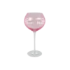 Vinglas AISYA m. Transparent Stilk i Lyserød (480ml)