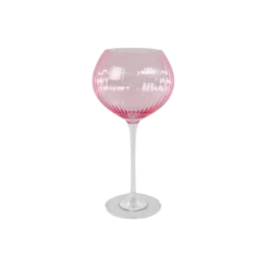 Vinglas AISYA m. Transparent Stilk i Lyserød (480ml)