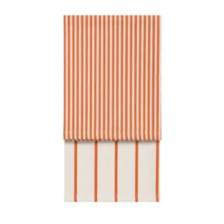 Viskestykke CORFITZ 2-pak i Striber Beige/Rust (50x70cm)